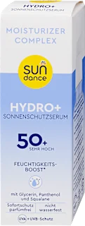 Vlažilni serum za zaščito pred soncem Hydro+, ZF 50+, 50 ml