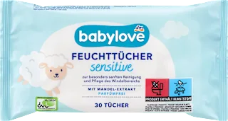 Vlažni robčki Sensitive, 30 kos