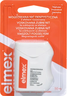 Voskana zobna nitka z aromo mete, 50 m