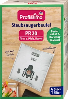 Vrečke za sesalec (PR 20), 4 vrečke + 1 filter, 4 kos