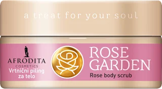 Vrtnični piling za telo Body Hugs Rose Garden, 200 g