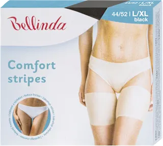 Zaščitni trakovi proti drgnjenju kože Comfort Stripes, velikost L/XL, črni (1 par), 2 kos
