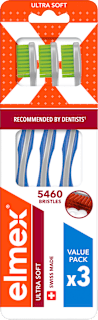 Zobna ščetka Ultra Soft, več različic, 3 kos