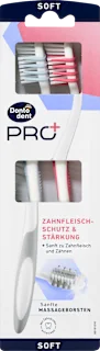 Zobna ščetka za krepitev in zaščito dlesni PRO+, soft, več različic, 2 kos