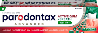 Zobna pasta Active Gum + Breath Fresh Mint, 75 ml