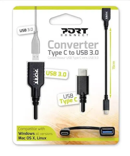 Adapter PORT USB C - USB A 3.0