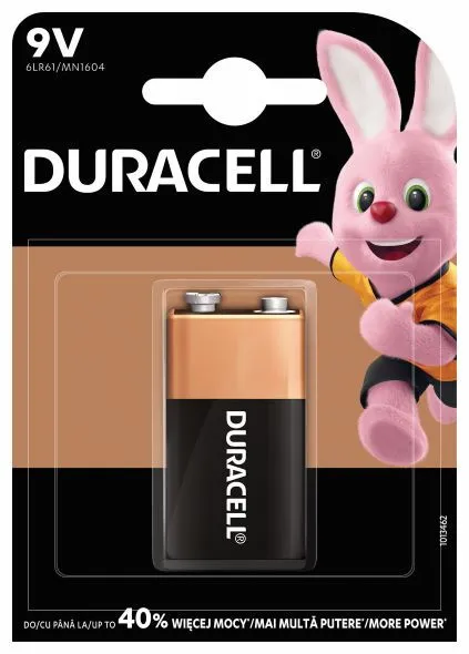 Baterija DURACELL BASIC 9V