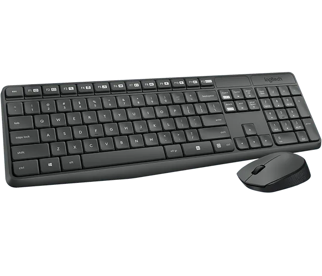 Brezžična miška in tipkovnica LOGITECH MK235 (920-008031)