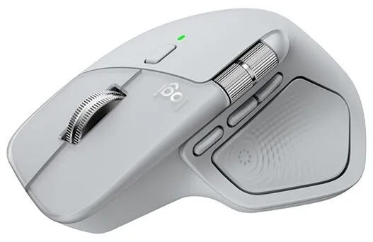 Brezžična miška Logitech MX Master 4, siva, 8000 DPI, Haptic Sense, MagSpeed, USB-C/Bluetooth (910-007563)