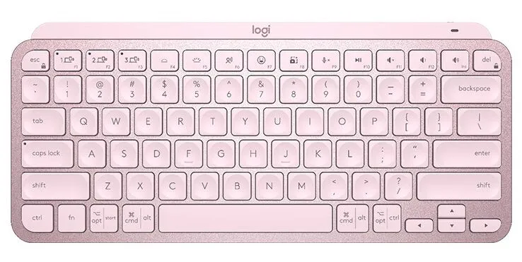 Brezžična tipkovnica LOGITECH MX Keys Mini-Roza (920-010500)