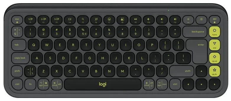 Brezžična tipkovnica LOGITECH POP Icon Keys, Bluetooth, grafitna, SLO g. (920-013071)