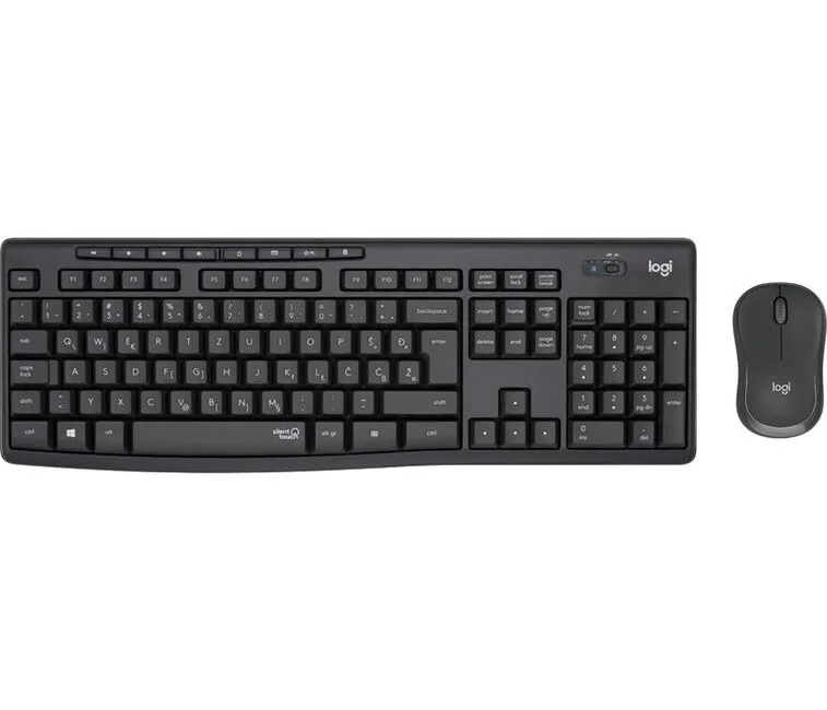 Brezžični komplet Logitech MK295 (tip+miš)-grafitna