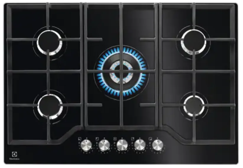 ELECTROLUX KGG75362K plinska kuhalna plošča