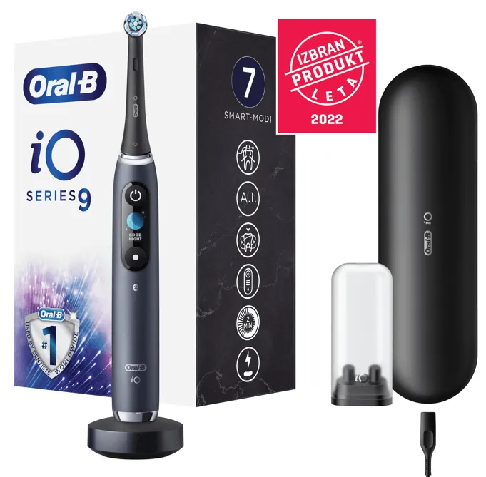 Električna zobna ščetka ORAL-B iO9 ČRNA