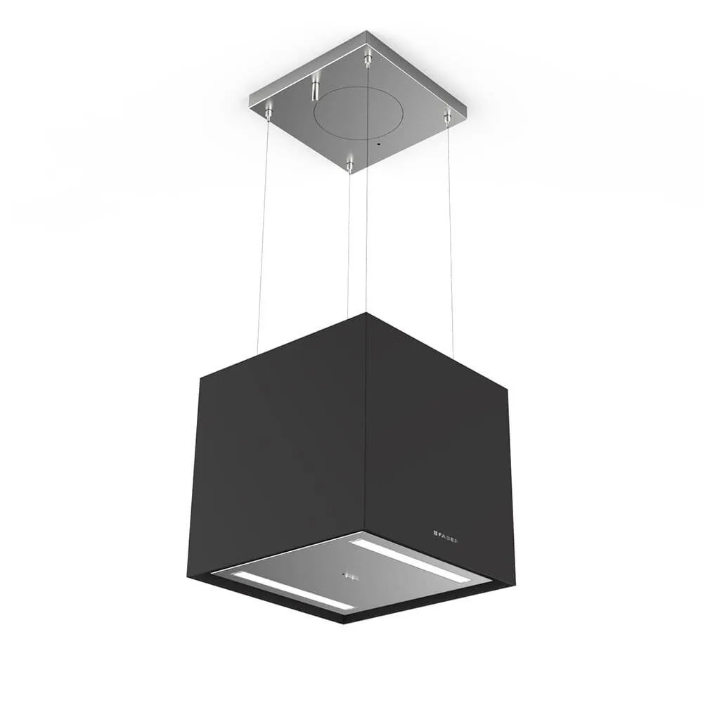 FABER SOFT CUBE BLACK INGO F4 kuhinjska napa