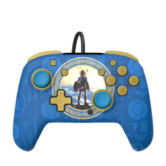 Igralni plošček PDP NINTENDO SWITCH ŽIČNI - HYRULE BLUE