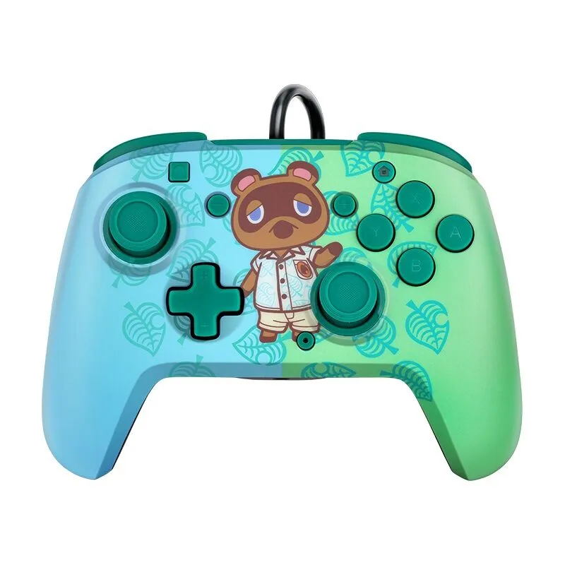 Žični igralni plošček PDP NINTENDO SWITCH FACEOFF DELUXE KONTROLER + AUDIO - ANIMAL CROSSING