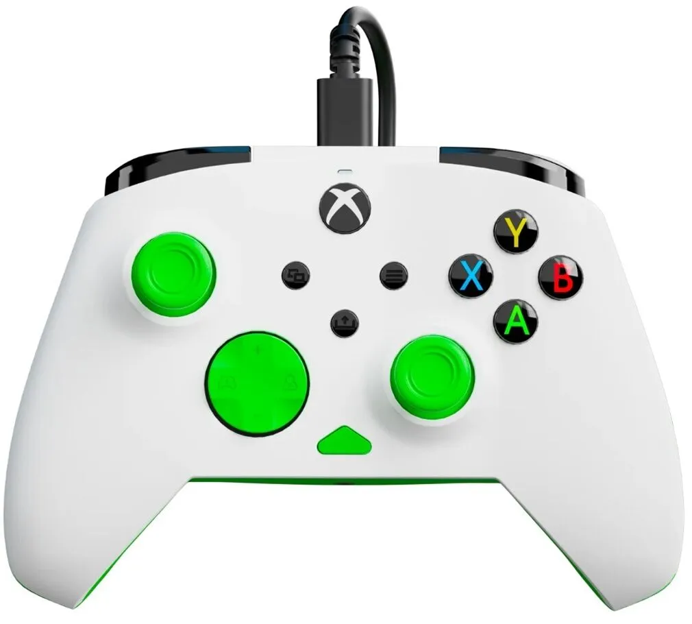 Žični igralni plošček Turtle Beach Rematch Core za Xbox in PC - belo zelen