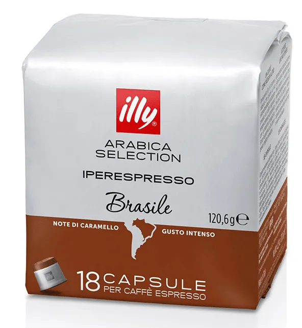 Kava v kapsulah ILLY CUBE MONO BRASILE 