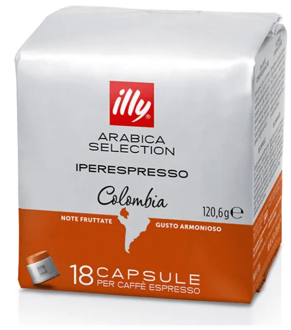 Kava v kapsulah ILLY CUBE MONO COLOMBIA