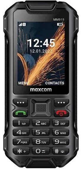 Klasični mobilni telefon Maxcom Strong MM918 4G Dual SIM, črn