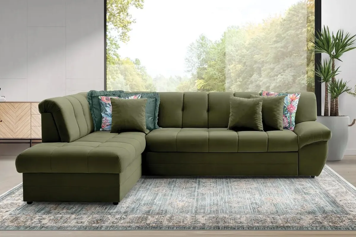 Kotna sedežna garnitura RELAX L – blago COMB