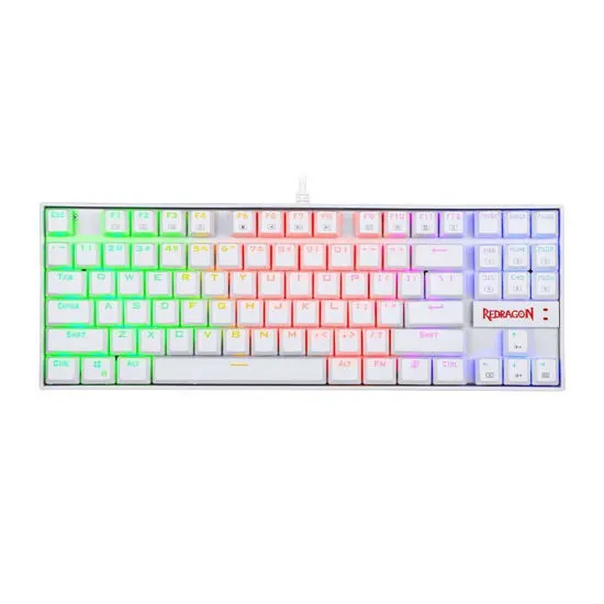 Mehanska tipkovnica REDRAGON K552 KUMARA RBG - Bela