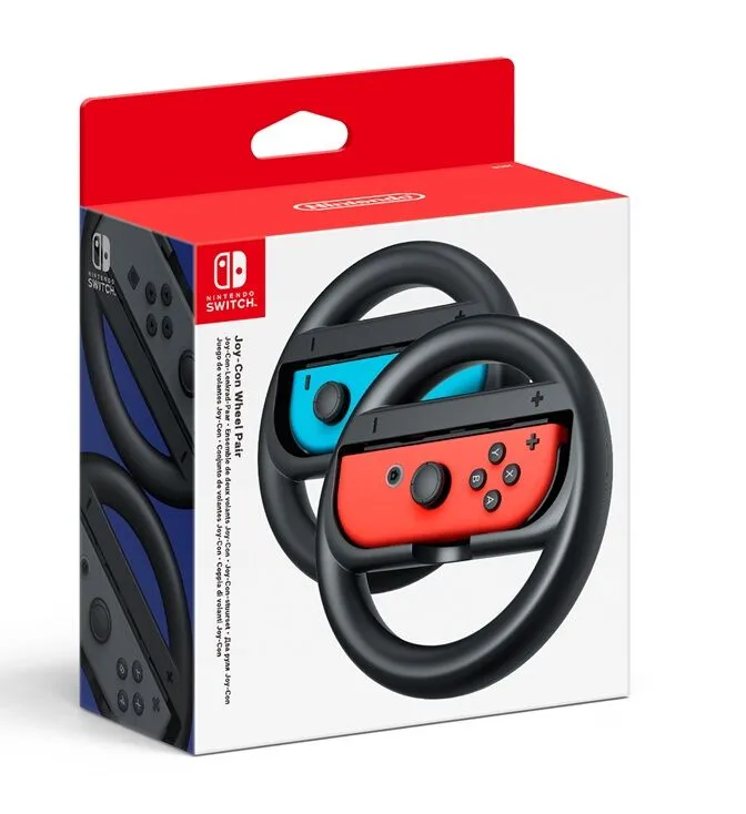Nintendo Switch Joy‑Con Steering Wheel (2‑pack) – Volanski nastavek za Joy‑Con