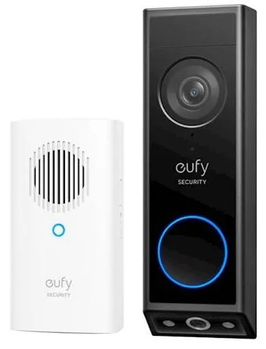 Pametni video zvonec eufy E340 2K z notranjo enoto (E8214311)