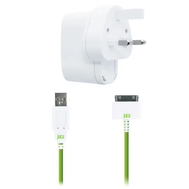 Polnilec JUICE za APPLE IPOD/IPHONE/IPAD, zelen