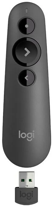 Presenter LOGITECH R500s Wireless, rdeč laser, USB (910-005843)