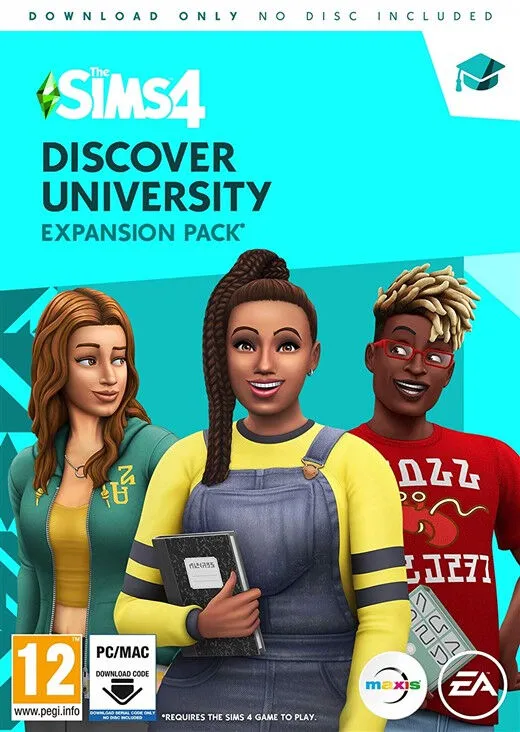 The Sims 4: Discover University EP (PC) - Expansion Pack