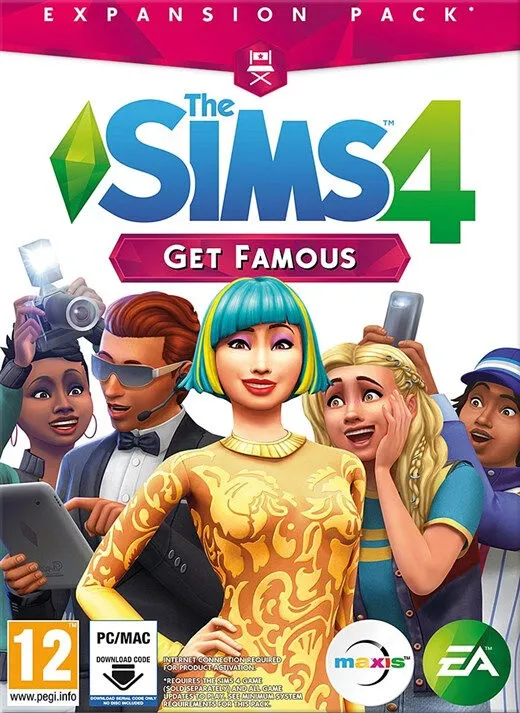 The Sims 4: Get Famous (PC) Expansion pack
