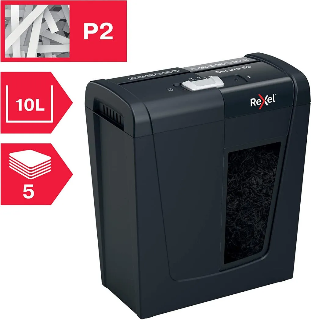 UNIČEVALEC DOKUMENTOV REXEL STRIP CUT S5 SECURE P-2 2020121EU