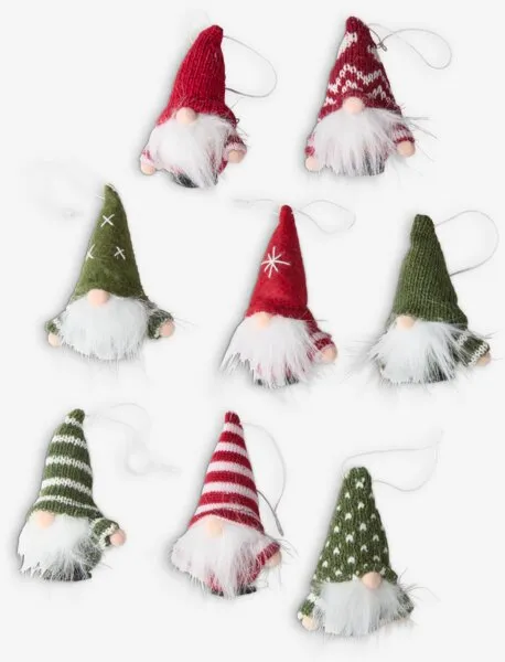 Božični okraski TOMTE 8 kosov