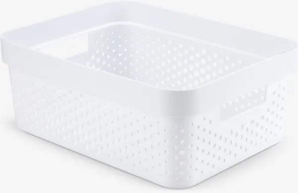 Košara INFINITY 11 L plastika bela