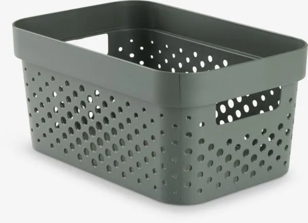 Košara INFINITY 4,5 L plastika temno zelena