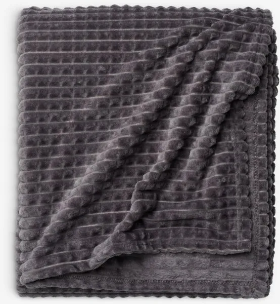 Odeja iz flisa HAGTORN 140x200 siva