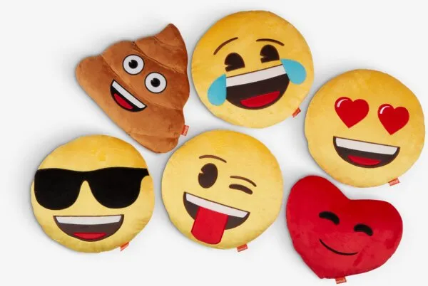 Okrasna blazina EMOJI Ø35 razne