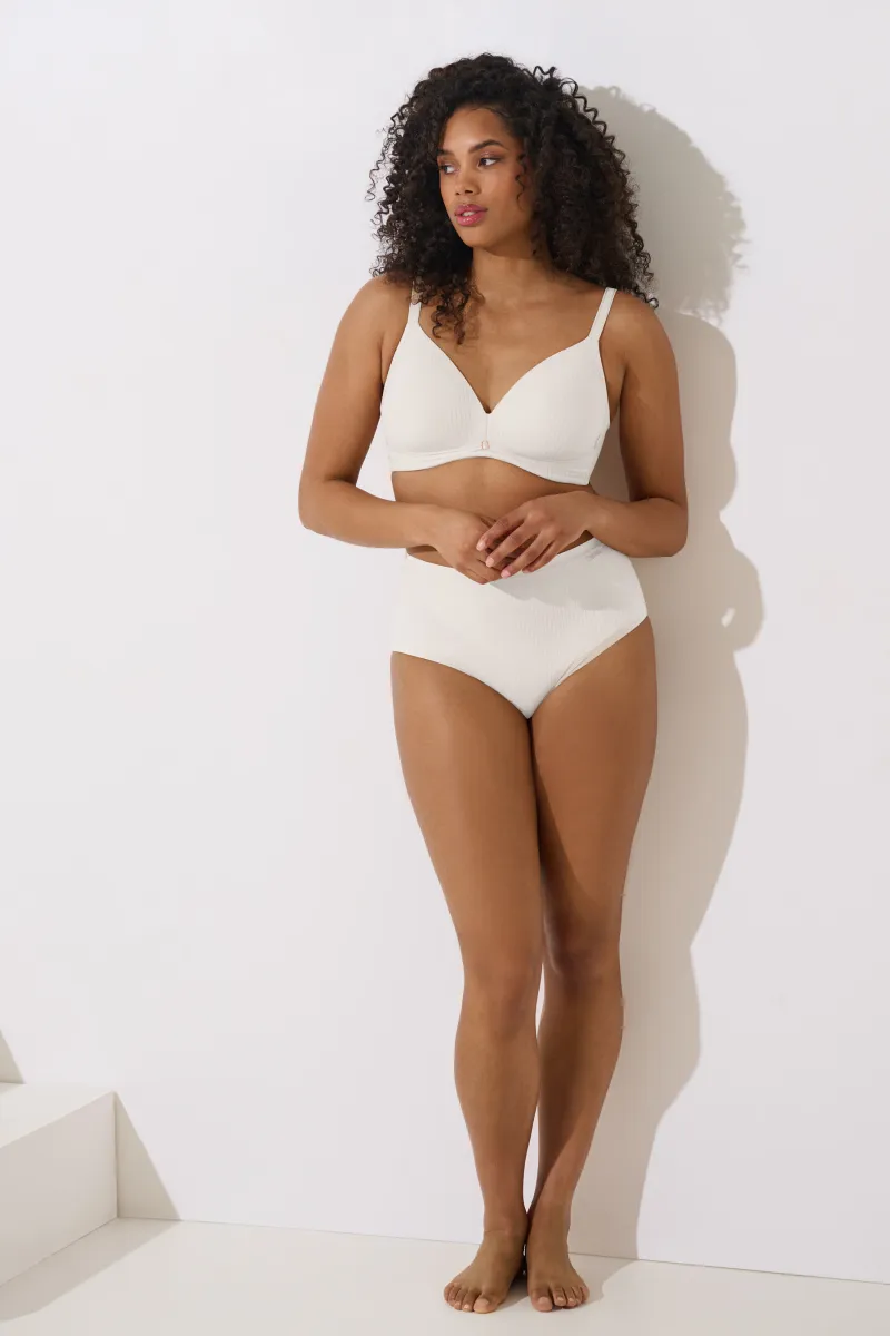 V-Neck Wireless Soft modrček »Laura«