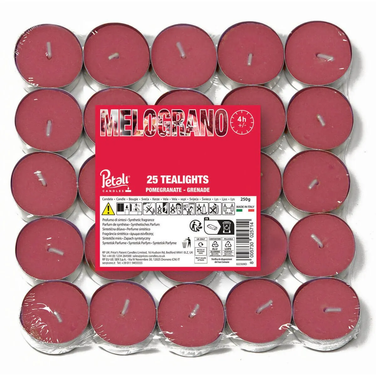 ČAJNA SVEČA ALADINO 25/1 POMEGRANATE