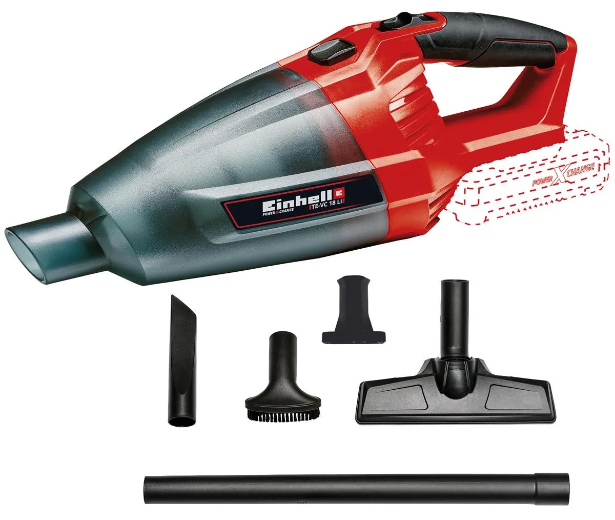 AKUMULATORSKI SESALNIK EINHELL TE-VC 18 LI SOLO POWER X-CHANGE