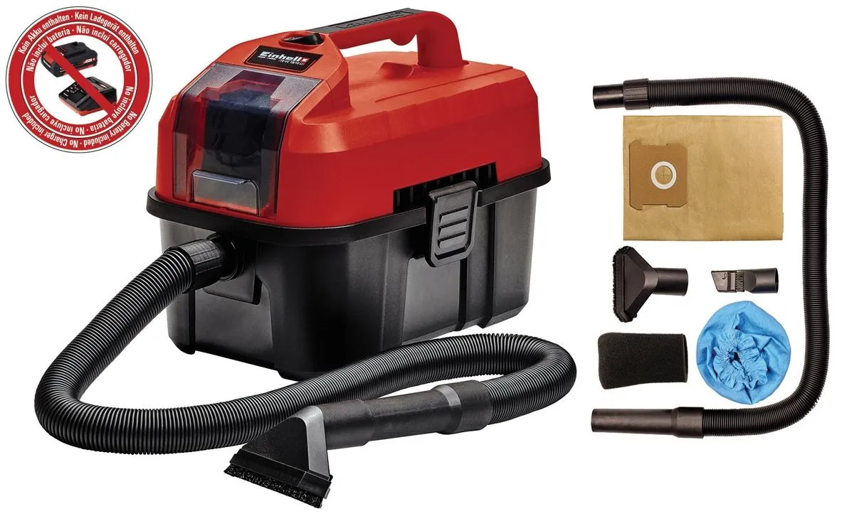 AKUMULATORSKI SESALNIK EINHELL TE-VC 18/10 LI SOLO POWER X-CHANGE