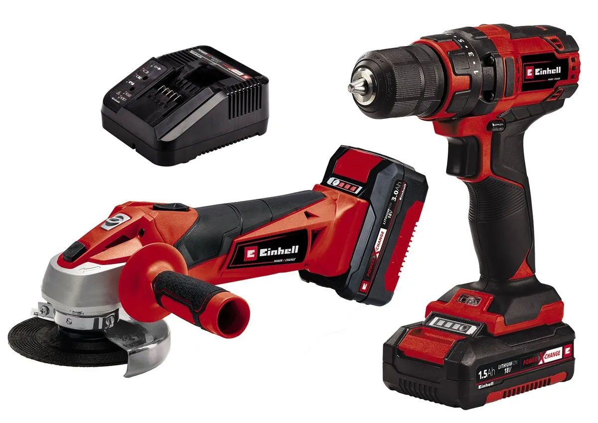 AKUMULATORSKI SET EINHELL TC-TK 18 LI KIT (CD+AG)