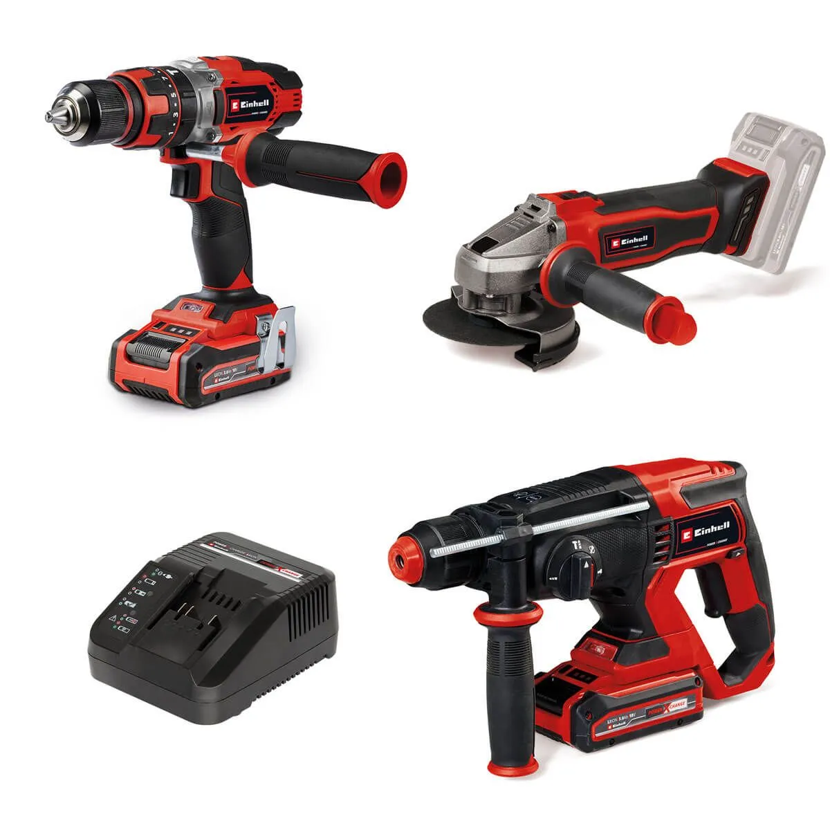 AKUMULATORSKI SET EINHELL TE-TK 18/3 LI CD+AG+HD