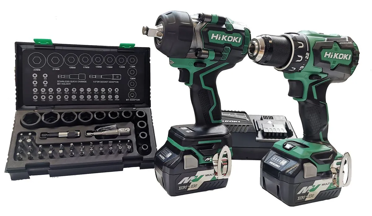AKUMULATORSKI SET HIKOKI PROFISET007 DS18DBSL + WR36DE