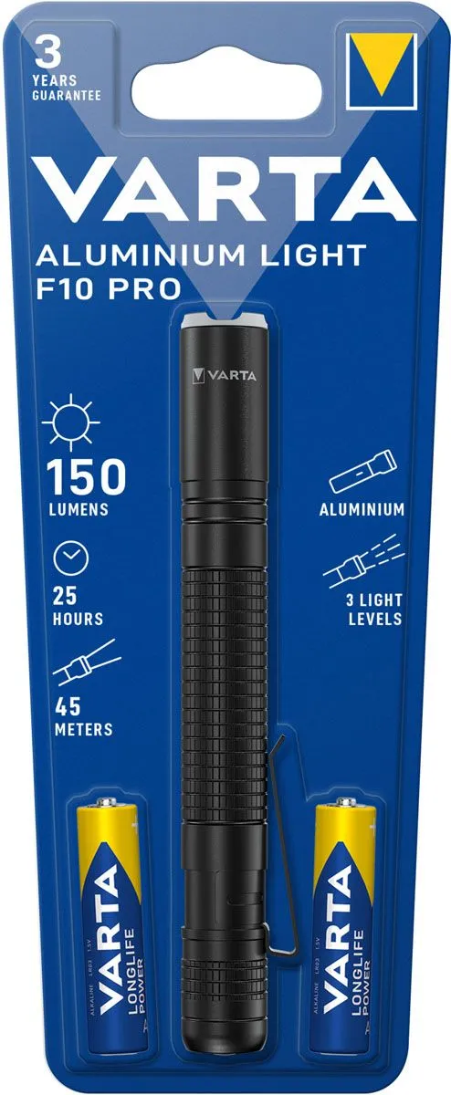 ALUMINIUM LIGHT F10 2 AAA BLILB VAR