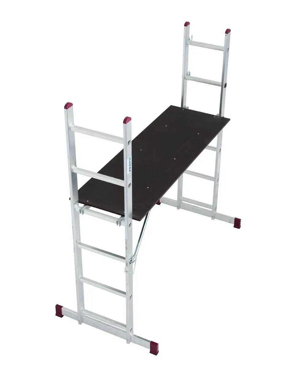 ALUMINJASTI ODER KRAUSE CORDA SCAFFOLD PODEST 147X50CM 2X6 STO. DEL. VIŠ. 3.75 M
