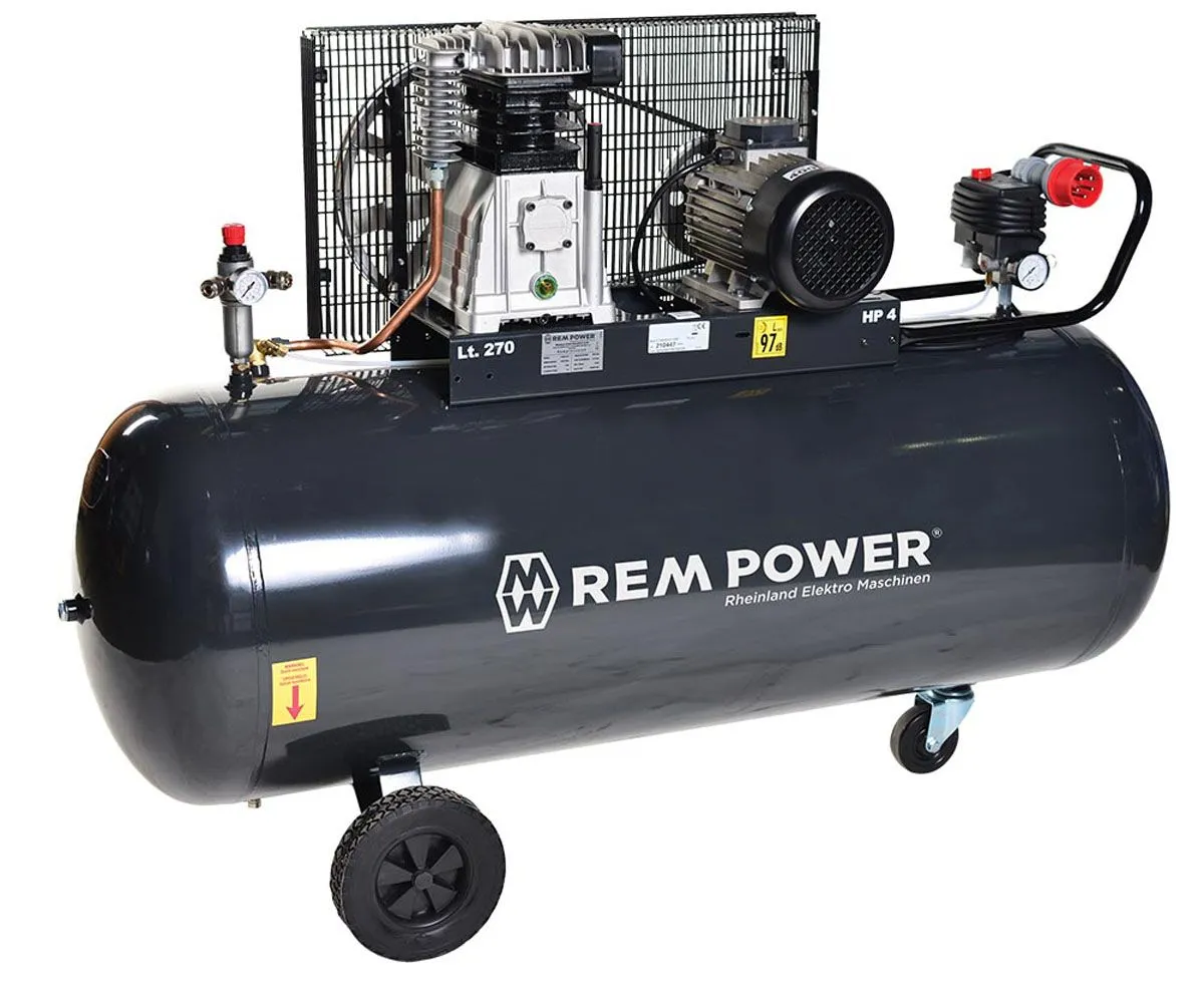 BATNI KOMPRESOR REM POWER E 500/9/270, 400 V