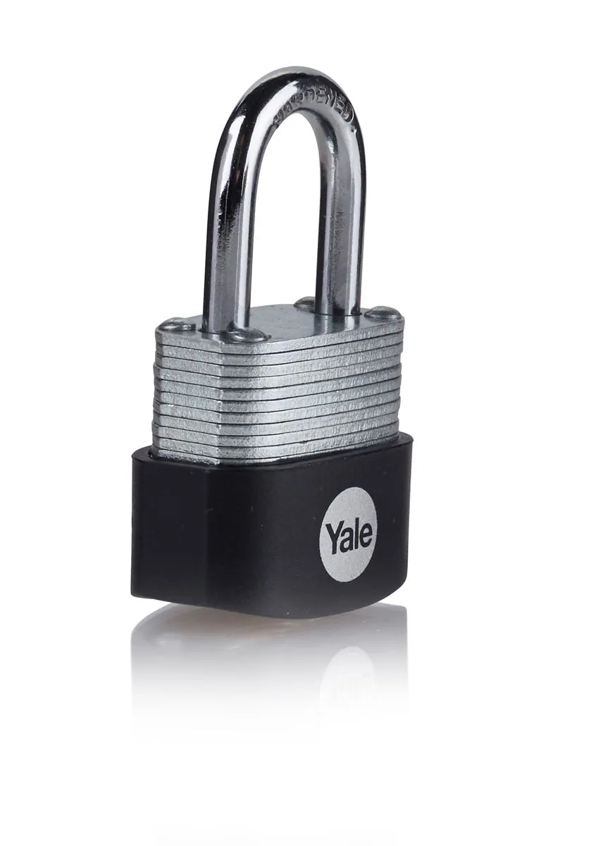 CILINDRIČNA OBEŠANKA 30 MM YALE HIGH SECURITY, MOČNA ODPORNOST PROTI KOROZIJI, LOK KALJENO JEKLO, 1 KOS S 3 KLJUČI